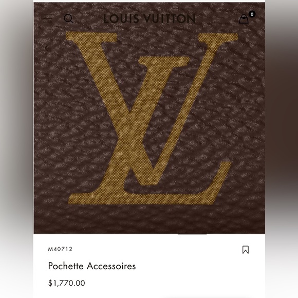 Louis Vuitton Pochette Accessoires- Made in France - Picture 5 of 13